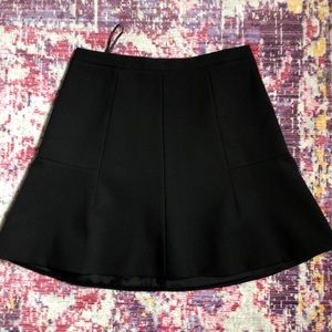 J crew mini black skirt